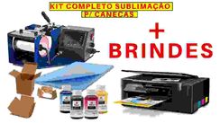 Kit Sublimação Completo p/ Canecas