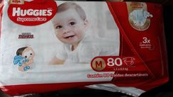 Fralda Huggies Supreme Care, Tamanho M - 80 Unidades