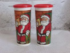 Kit de 2 Copos Papai Noel Tupperware