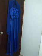 Vestido Azul Royal para Festa