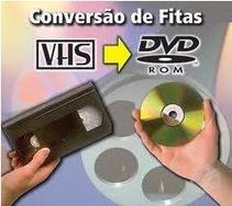 Conversão de Fitas de Vídeo Vhs / Vhs-c para Dvd´s