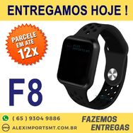 Smartwatch F8 Relógio Frequência Cardíaca Pressão Arterial Inteligente