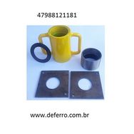 Caneca Rosca Luva Porca Kit de Rosca P Escora Metalica em Caruaru