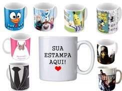 Caneca Porcelana Personalizada com Sua Logomarca ou Imagem