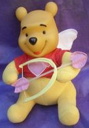 Urso Pooh Pelúcia Grande Ursinho Puff Cupido Original Disney