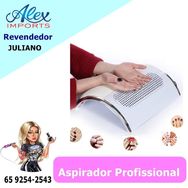 Coletor e Aspirador de Pó Manicure Profissional