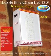 Luz de Emergência Led 18w