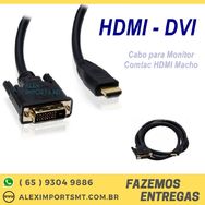 Hdmi para Dvi Cabo Monitor Comtac Hdmi Macho - Dvi Macho 1,8 Metros