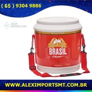 Cooler Térmico 20 Litros Brahma Vermelho