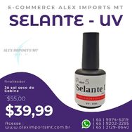 Selante Uv Alex Finalizador de Unha Extra Brilho Top Coat