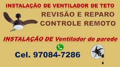 Instalação de Ventilador de Teto