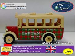 Lledo 1935 Dennis ônibus Turismo Tartan 1/64