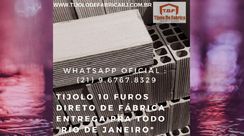 Tijolo Direto de Fábrica Whatsapp: (21) 9.6767.8329 Tres Rios - RJ