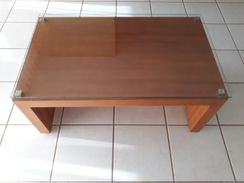 Conjunto Aparador, Rack e Mesa de Centro - Cor Caramelo Claro