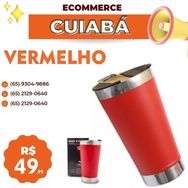 Copo Térmico Cerveja Chopp Tampa Abridor