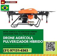 Drone Agrícola Pulverizador Híbrido - Capacidade para 16 Litros de Cal