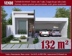 Casa 3 Qtos (1 Suíte), Há 1 Minuto do Centro, Financiável, em Constr