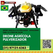 Drone Agrícola Pulverizador Híbrido - Capacidade para 10 Litros de Cal