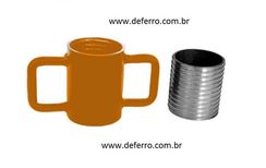 Caneca Rosca Luva Porca Kit de Rosca P Escora Metalica em Cruzeiro