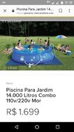 Piscina de 14.000 Litros