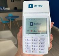 Maquininha de Cartão Sumup Total 4 Bombinhas e Chip