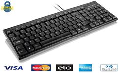 Teclado Multilaser com Fio Usb, para Computador Abnt