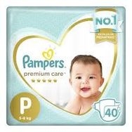 Fralda Pampers Premium Care Mega P 40 Unidades