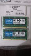 Memoria Ddr3l Crucial 16gb (2x8gb) 1600mhz 8gb para Mac