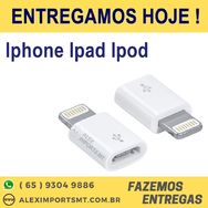 Adaptador Iphone 5 Macho Usb-micro 5-fêmea 5 6 7 8 X Ipad Ipod