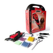 Kit Máquina de Tosa Qirui Profissional Cães e Gatos 110v Pan