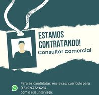 Vaga para Consultor Comercial