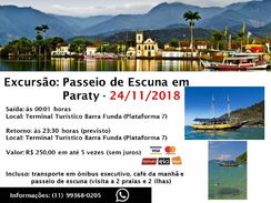 Excursão para Paraty (saindo de São Paulo)