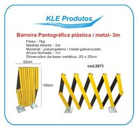 Barreira Pantografica 3m X 1