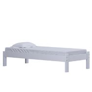 Cama Turca Solteiro de Madeira ABS Branco