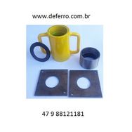 Caneca Rosca Luva Porca Kit de Rosca P Escora Metalica em Flresta