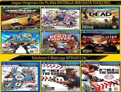 Jogos do Ps Vita Original Entrega Imediata Todo Rio