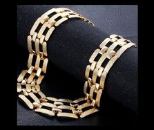 Lindo Colar Feminino Dourado Luxor