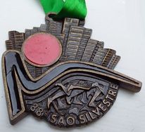 Medalha Corrida Internacional de São Silvestre 88 Esporte Atletismo