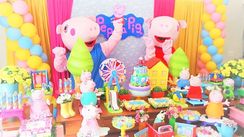 Peppa Pig e George Personagens Vivos