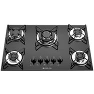 Cooktop à Gás 5 Bocas Atlas Agile Preto com Mega Chama