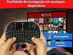 Kit Tvbox + Mini Teclado com Touch o Campeão de Vendas