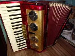 Acordeon Italiano Scandalli 80 Baixos