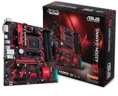 Placa Mãe Asus EX A320 na Caixa