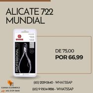 Alicate Cortador de Cuticula da Mondial Mod 722 Mundial Cate