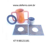 Caneca Rosca Luva Porca Kit de Rosca P Escora Metalica em Cambe