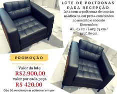 Poltronas Recepção