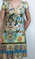 Vestido de Malha Estampado Floral