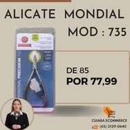 Alicate Cutícula Inox 735 Ponta Curta Profissional Afiado