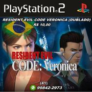 Resident Evil 4 ou Code Veronica - Dublado (ps2)