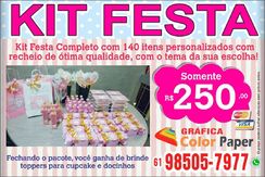 Promoção - Kit Festa Personalizado